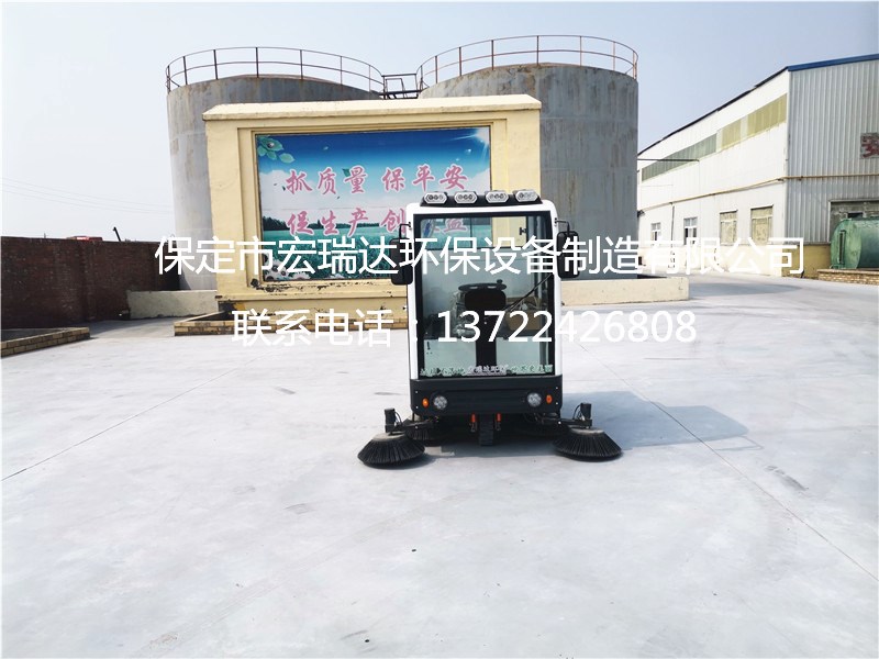 宏瑞達工業掃地車在天津水泥廠使用案例